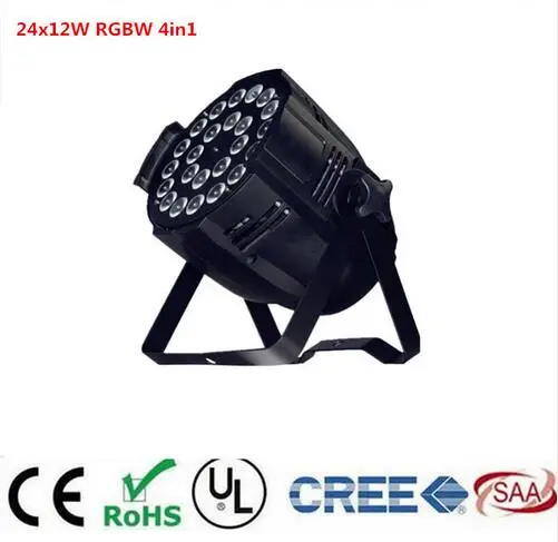 

24x12w 4in1 rgbw led par light DJ Par Cans Aluminum alloy Shell stage light dmx light