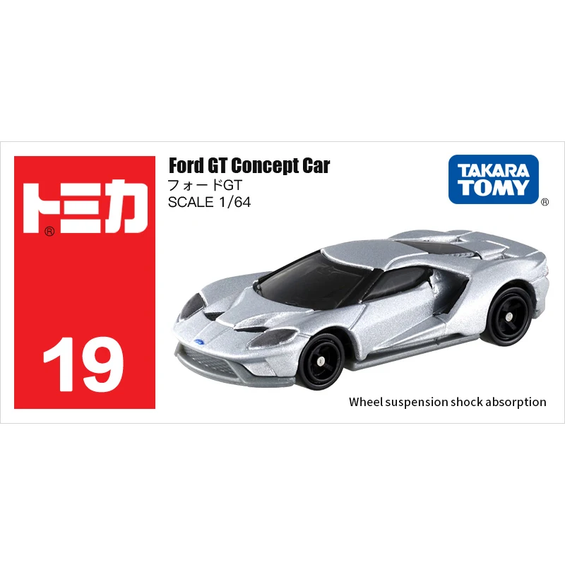 Автомобильная игрушка Takara Tomy Tomica 1: 64 Ford GT серебристая металлическая литая под