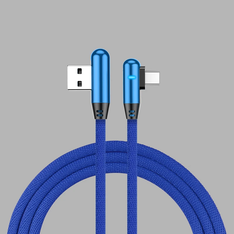 

micro usb cable 2a fast charging cable 90 degree led light micro usb cable nylon 90 degree micro phone cable usb 3.0 for android