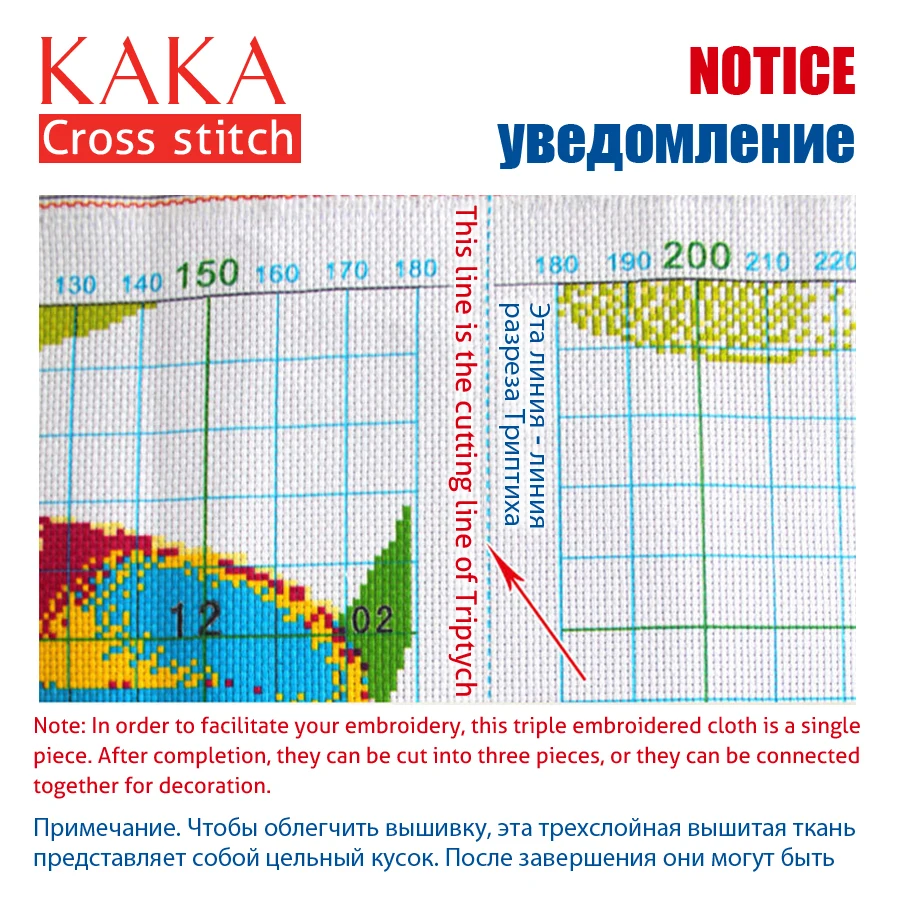 KAKA Наборы для вышивания крестиком, наборы для вышивания с напечатанным рисунком, 11CT-5D холст для домашнего декора живопись, пейзаж CKS0023