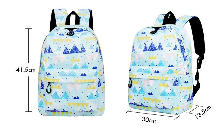 WINNER Women Water Resistant Backpack School Bags Geometric Travel Backpack For Teenager Girls Mochila Bolsa Feminina 2019 (9)