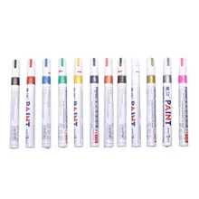 12 цветов Сделай Сам заполняющая краска ручка маркер ручка прочный низкий запах шина ручка канцелярские принадлежности для граффити Защита окружающей среды краски ing поставки