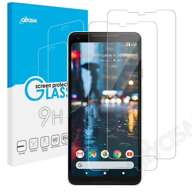 Olycism для Google Pixel 2 XL Экран протектор 9 H взрывозащищенные utlra тонкий прозрачный