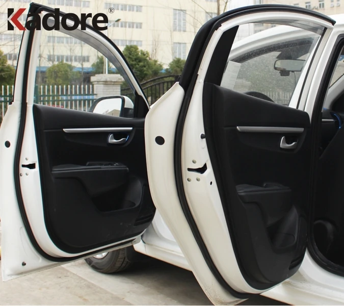 

For Kia Rio 4 X-line 2018 2019 Inner Side Door Decoration Moulding Armrest Protector Panel Trim Cover Interior Sticker Strip