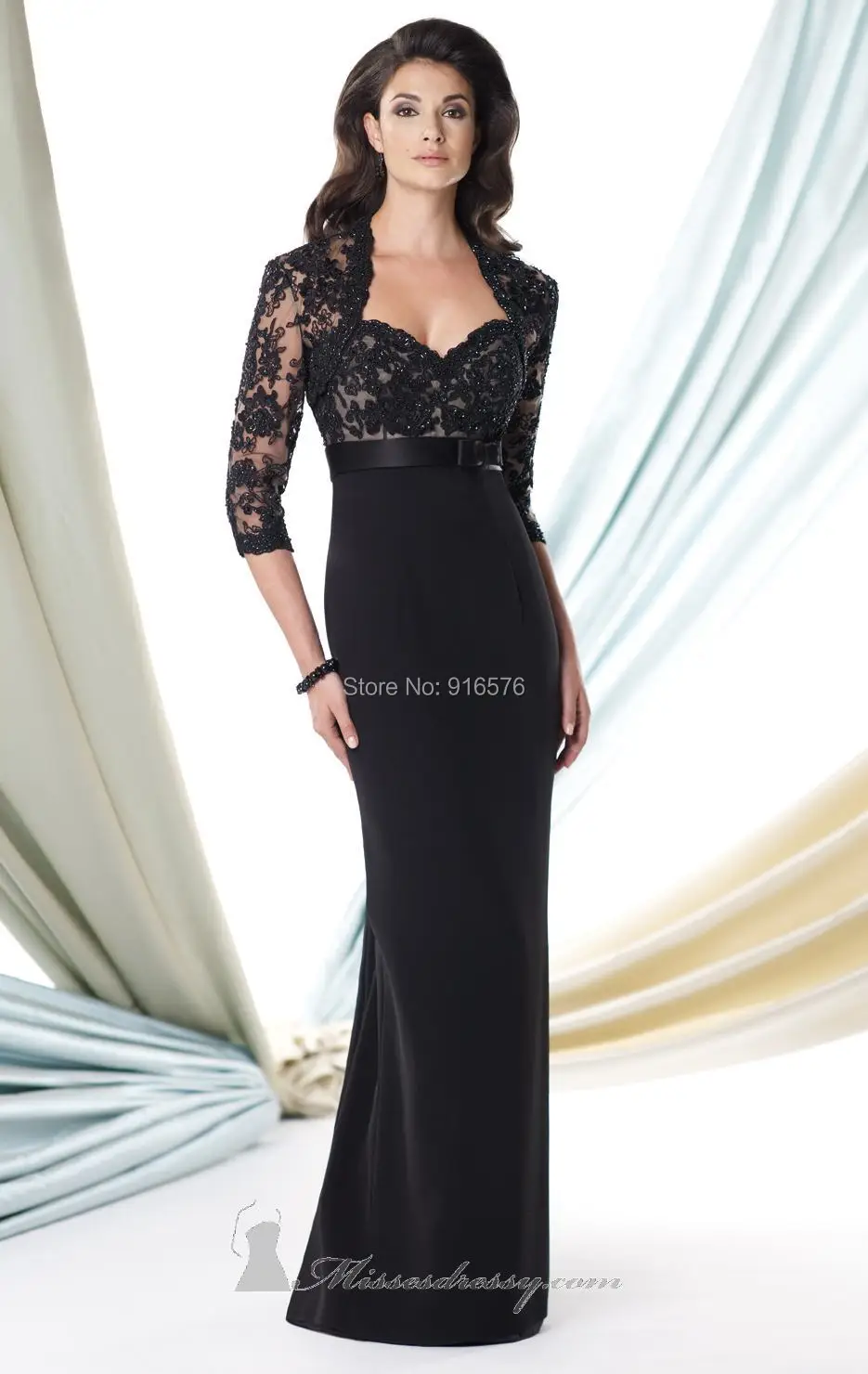 Empire Waist Short Sleeves Mother of Bride Dresses