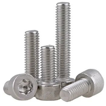 

5Pcs M5 Stainless steel Anti-theft tamper inside Tors plum blossom cup head screws cylindrical mechanical screw 8mm-30mm L