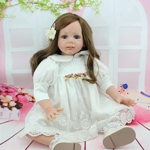 Новая силиконовая Кукла reborn baby, образовательная игра, дом ручной работы, Реалистичная кукла принцессы, Детская Новогодняя Коллекция подарков