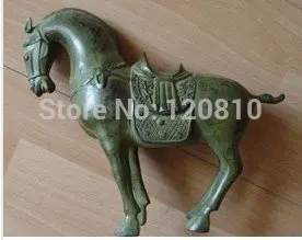 

Rare Qing Dynasty Tibet decorate horse bronze statue