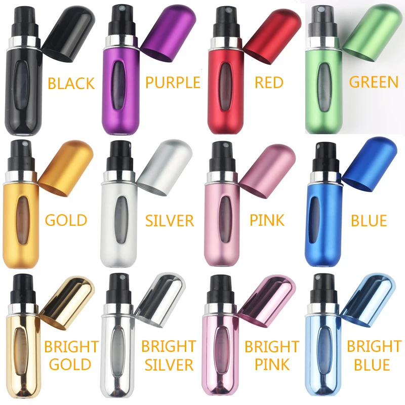 5ml Easy To Fill Mini Travel Empty Perfume Bottle Bottom Self pumped