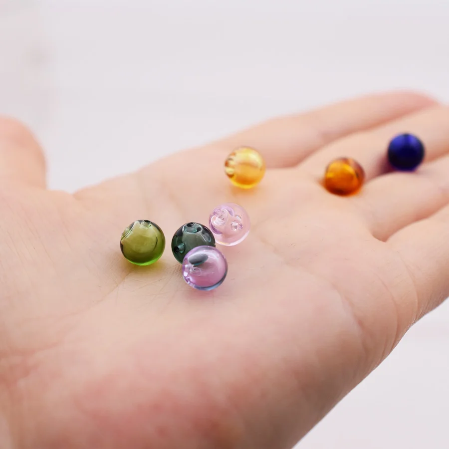 7 шт. стеклянные флаконы для ароматерапии 8 мм|glass ball bottle|glass bottle pendantglass jewelry pendants |