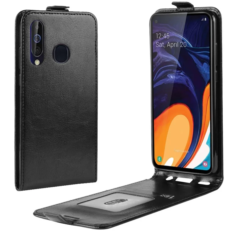 For Samsung Galaxy A60 Case Cover Original Leather Case Protective Shell Funda For Samsung A60 A 60 A606 A606F Flip Cases