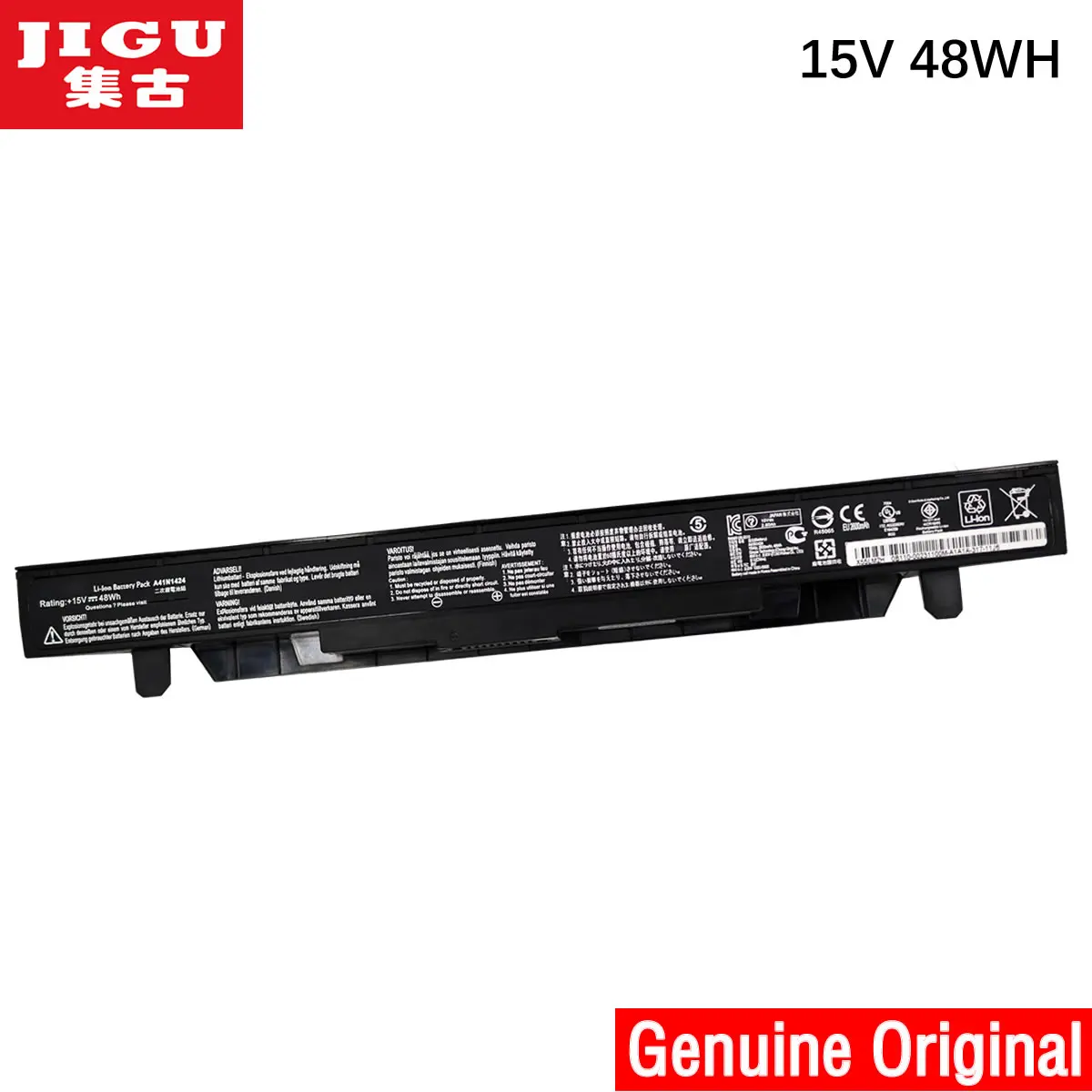 JIGU 14 4 В 48WH оригинальный аккумулятор A41N1424 для ASUS FX-PLUS GL552 GL552J GL552JX ZX50 ZX50J ZX50JX JX4200 JX4720 |