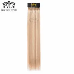 VL салон Комплект волос Ombre ткань 100% Волосы remy расширения прямых человеческих волос цельнокроеное платье с бесплатной доставкой P18/613
