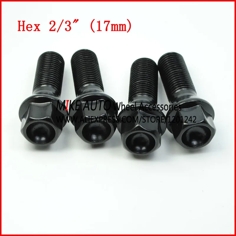 4Pcs Wheel Bolt M14x1.5x32MM For Wheel Axle of BMW 7 Series X3