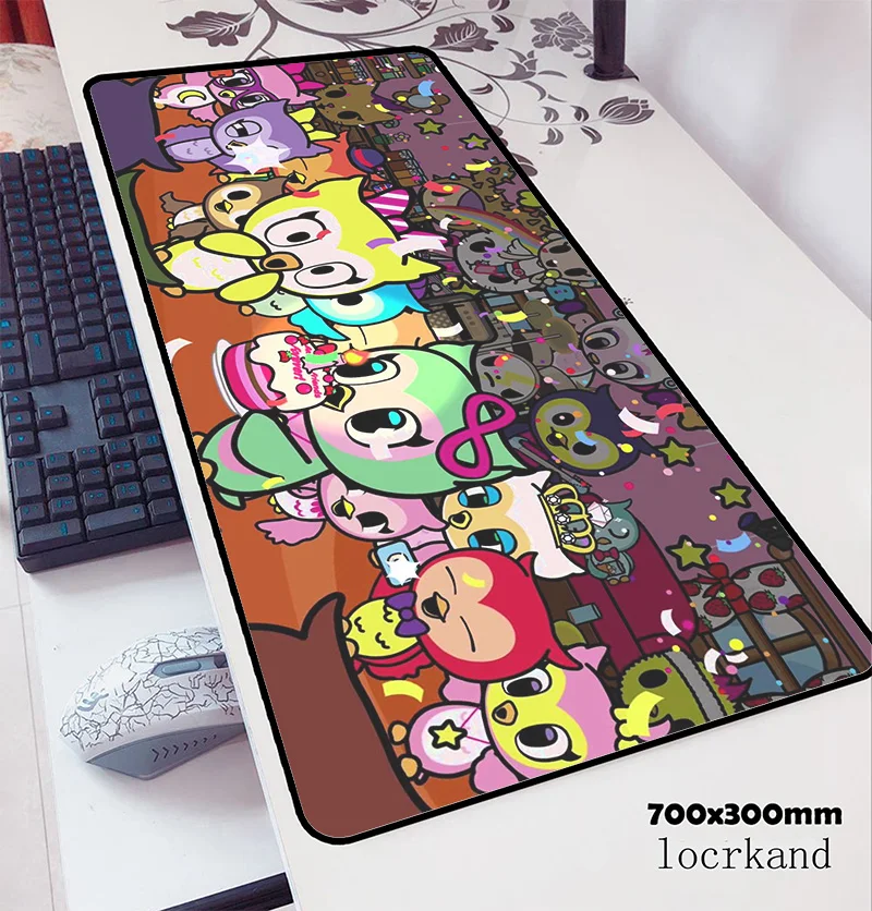 Коврик для мыши Tokidoki Rainbow Лучший 70x30 см компьютерный коврик игровой геймер