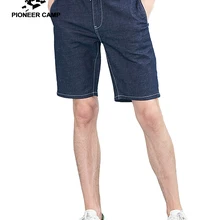 Pioneer camp новые летние джинсовые шорты Мужская брендовая одежда однотонные качественные джинсовые шорты хлопковые мужские мягкие Бермуды короткие брюки ANZ803126