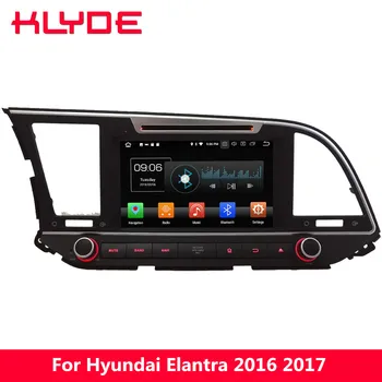 

KLYDE 8" 4G WIFI Android 8.0 Octa Core PX5 4GB RAM 32GB ROM BT Car DVD Player Radio GPS Navigation For Hyundai Elantra 2016 2017