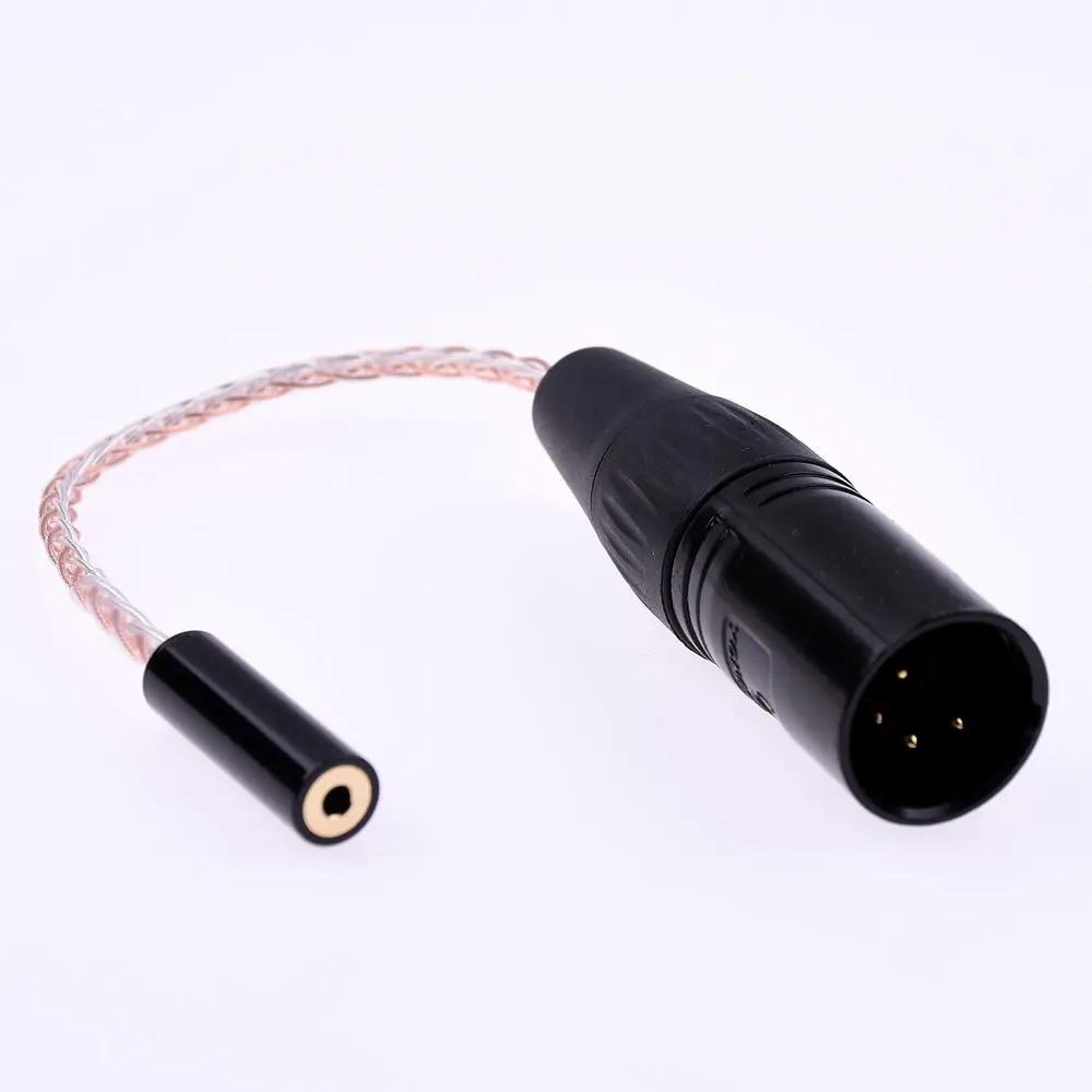 Кабель адаптер для наушников 10 см 4pin XLR штекер 2 5 мм TRRS женский сбалансированный