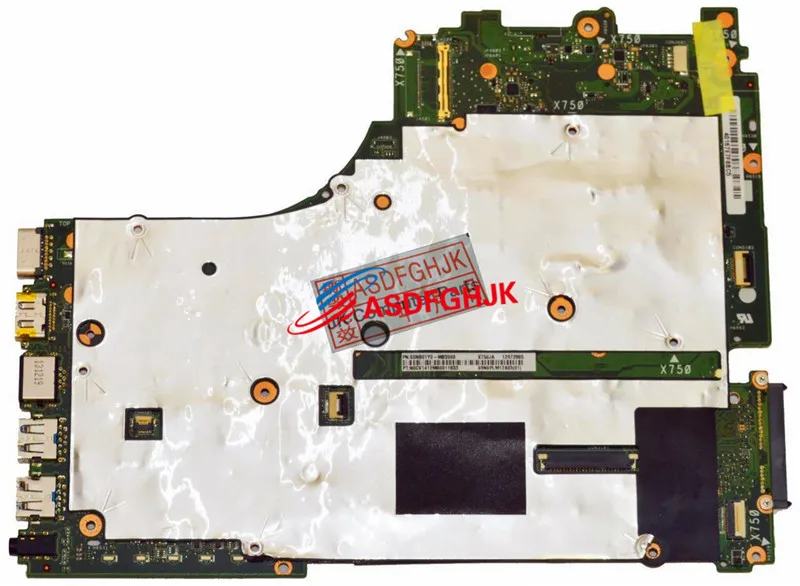  Original FOR Asus X750JA Motherboard WITH i7-4700HQ 2.4GHz CPU 60NB01Y0-MB3000 fully tested