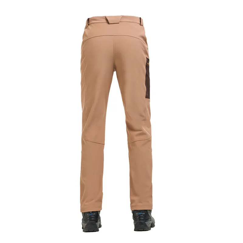 2017 3 цветов высокая доставленных мужчин брюки случайные высокой outwearpants зима теплая длинные мягкие оболочки брюки размер s-2xl
