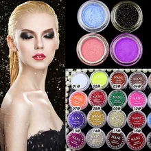 24 Colors Fashion Hot Mixed Colors Shine Glitter Eyeshadow Powder Pigment Mineral Spangle Beauty Eye Shadow Makeup Tool Masquera