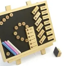 Корейская черная доска DIY доски для сообщений Деревянный Мини-календарь доска для досок доска для рисования