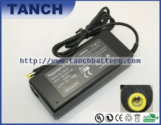 

Laptop ac adapters for SAMSUNG AD-9019,ADP-60ZH A,PA-1900-08 NP350V5C R428 RV511-A01 SPA-P30 X11 M40 19V 90W