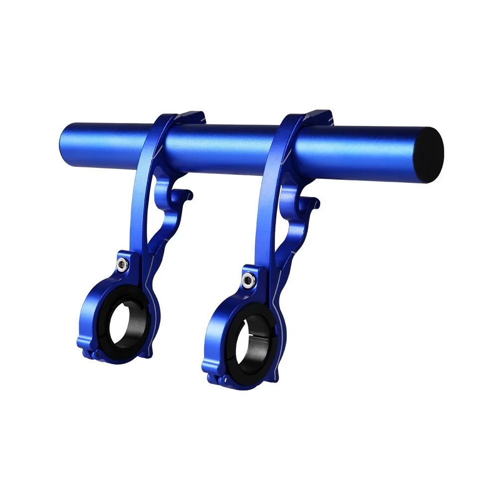 cheap 20CM Bicycle Handlebar Extender Aluminum Alloy MTB Bike Headlight Holder Speedometer Mount Bicycle Handlebar Extension Bracket