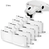 Lupa de diadema ajustable para lectura de personas mayores, gafas con 2 Led, 1.0X 1.5X 2.0X 2.5X 3.5X, 5 lentes, lupa ► Foto 2/6