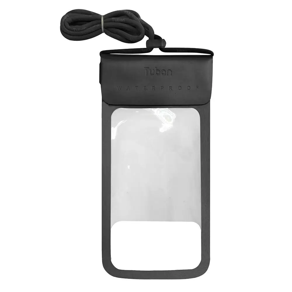 Сумки для плавания, водонепроницаемая сумка для телефона, Универсальный Водонепроницаемый подводный чехол для телефона, сохраняющий сухость, сумка для всех смартфонов A1 - Цвет: Черный цвет