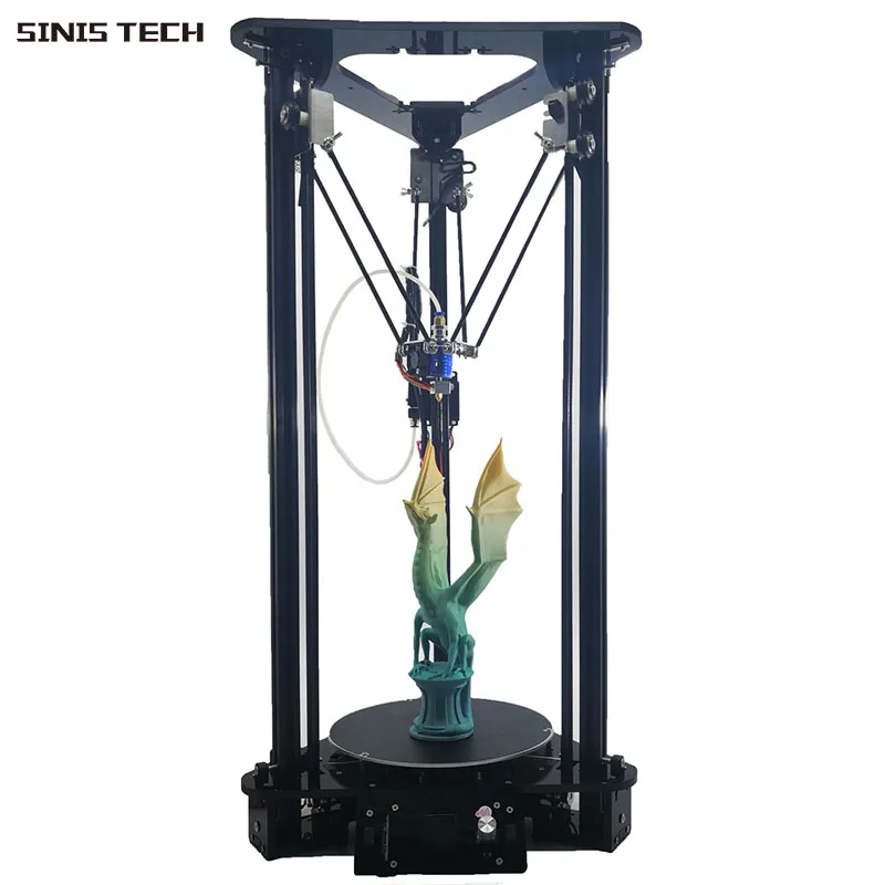 

2019 Factory MINI 3D Printer DIY i3 Upgradest High Precision Delta 3D Printer Kits with 2GB SD Card Printing Area Dia. 180x320mm
