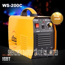 Портативный WS-200C IGBT инвертор сварочной машины сварочный аппарат для аргонно-дуговой сварки сварка Аргон дуговой сварочный аппарат паяльник