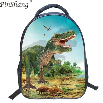 

PinShang 14 Inch Backpack 3D Children Cool Dinosaur Backpack Exquisite Schoolbag Travelling Shoulder Bag Backpack Women&Men Z30