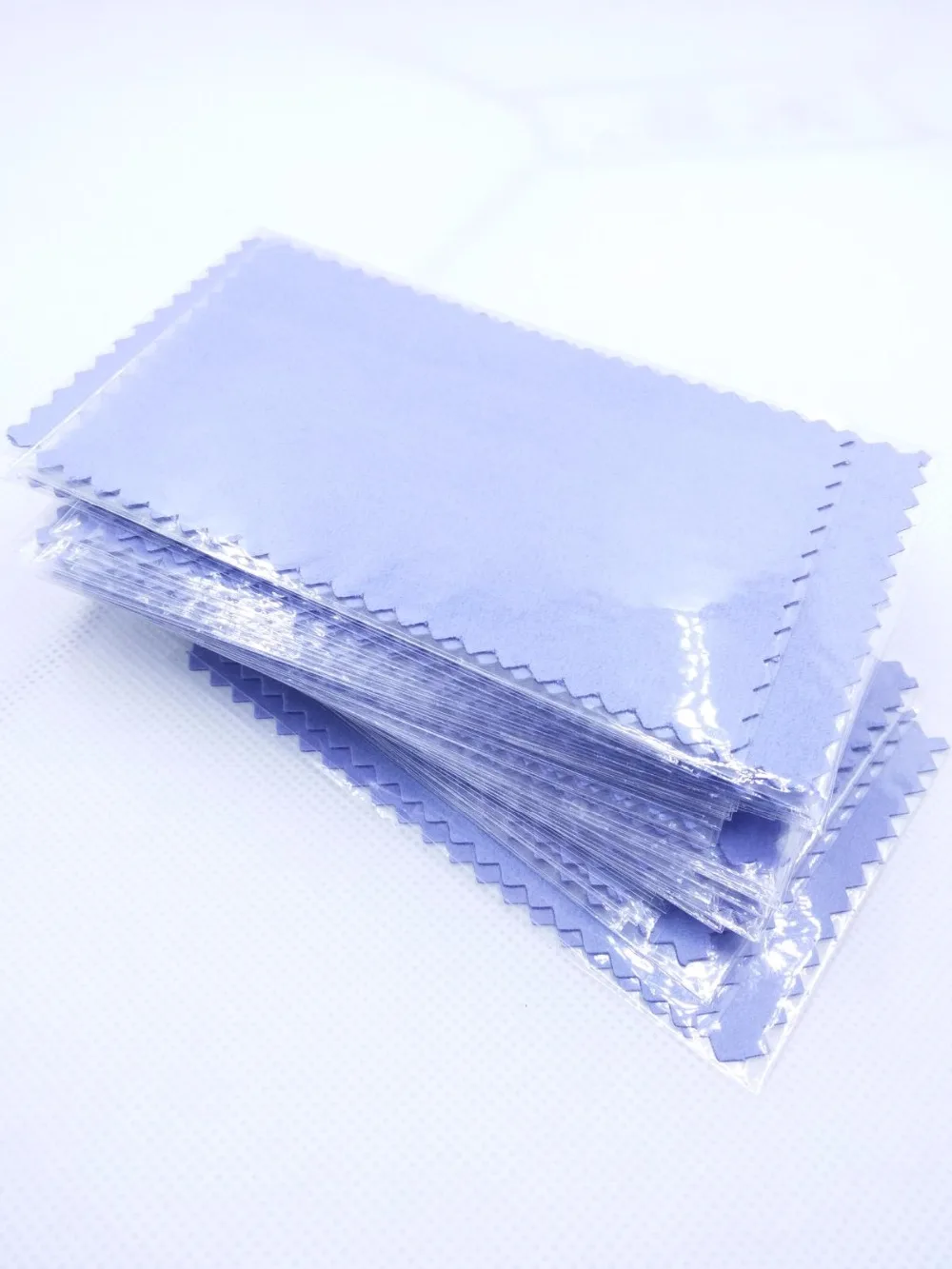 

Blue 100pcs/pack Silver Polish Cloth for 925 sterling silver Golden Jewelry cleaner shining Best Quality