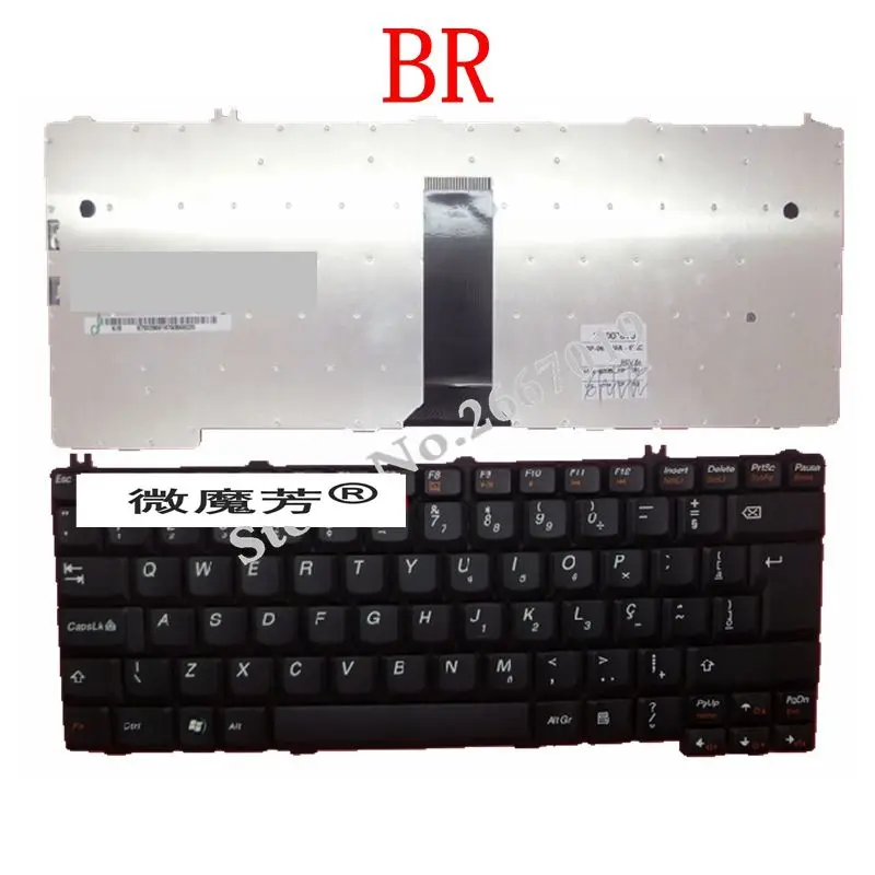 BR новая клавиатура для ноутбука для Lenovo 3000 C100 C200 F31 F41 g420 G430 G450 G530 A4R N100 N200 Y430 C460 C466 c510 Бразилии