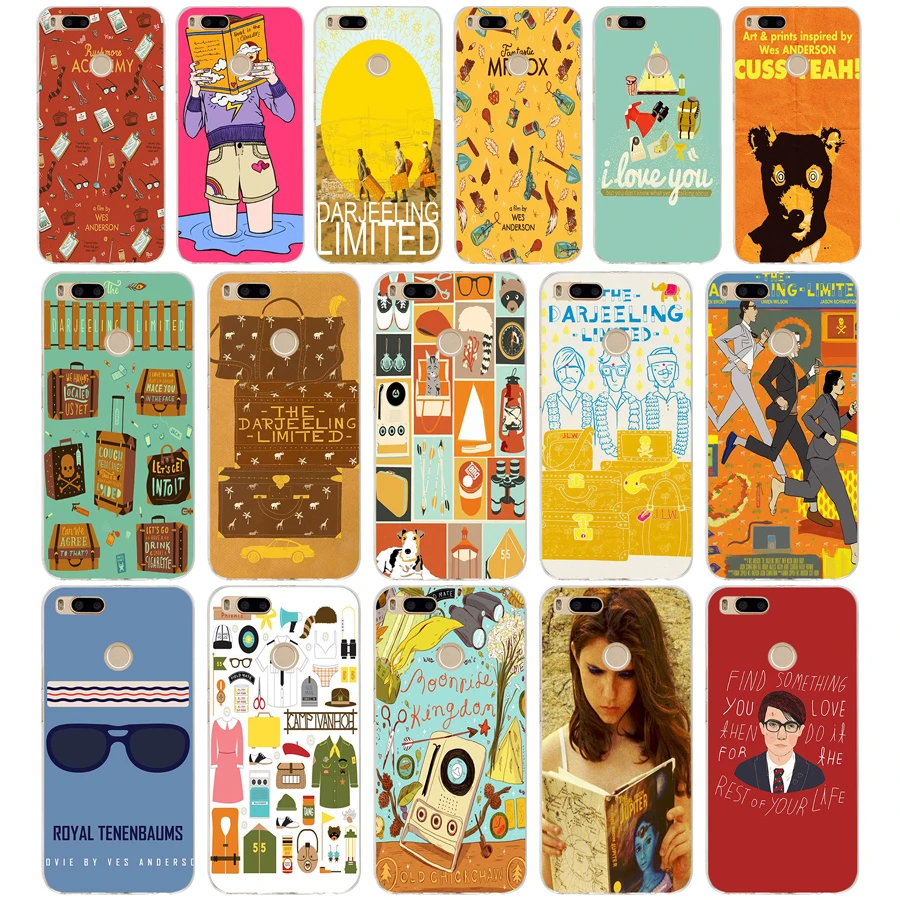 

133SD Wes Andersons Luggage Soft Silicone Tpu Cover phone Case for xiaomi redmi 4A 4X note 4 4x mi A1 A2 lite