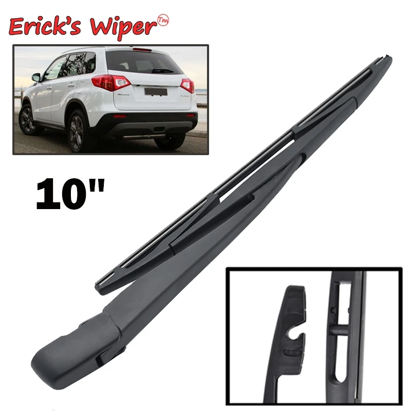 Ener'S Wiper 10 "Kit Spazzola Tergicristallo Posteriore E Braccio Per Suzuki Grand Vitara Mk4 2015 - 2023 Parabrezza Parabrezza Finestra Portellone