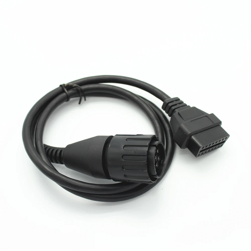 For BMW ICOM D Cable Motorcycles Cable Motobikes Diagnostic Cable 10 Pin Adaptor to 16pin ICOM A3 A2