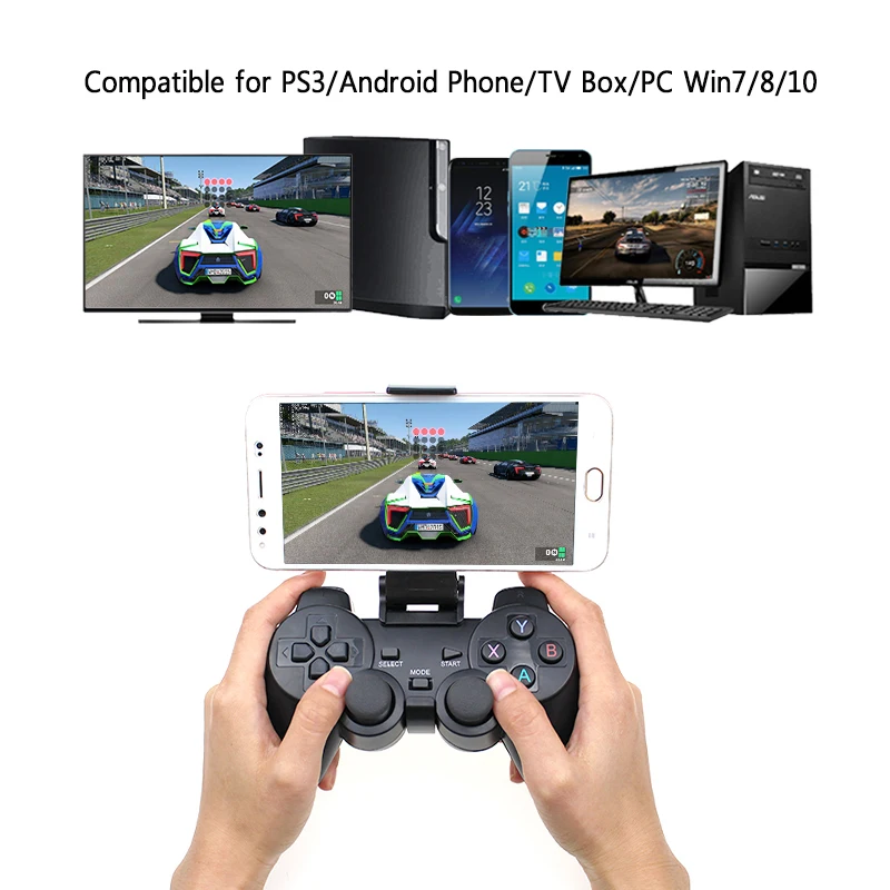ТВ приставка для Sony PS3 Android Phone ПК 2 4G беспроводной джойстик смартфонов Huawei OTG