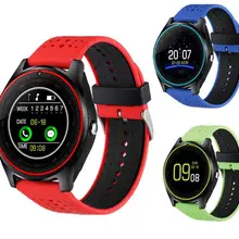 10 шт. Bluetooth Smart часы V9 Smartwatch Шагомер здоровья спорт часы Для мужчин Для женщин Smartwatch для Android Iphone ios