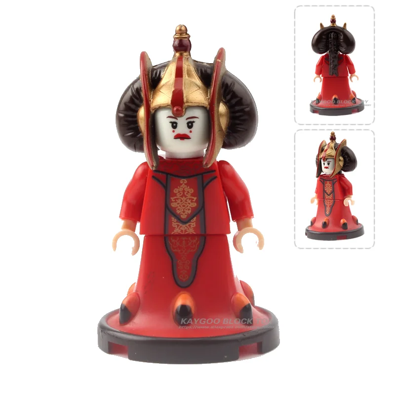 

Super Heroes Amidala Queen Deadpool Captain America Darth Vader Bricks Model Building Blocks Children Gift Toys PG635