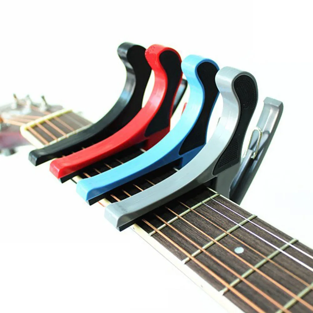 High Quality 4 Color Metal Material Guitar Capo Quick Change Clamp Key