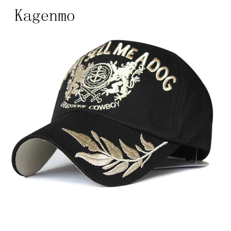 Бейсболка с вышивкой в виде золотых листьев 6 цветов 1 шт.|baseball cap|baseball cap hatnew hat |