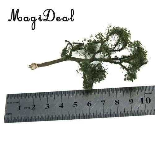 Simulation 1/150 Scale Model Sycamore Tree Train Park Street Railroad Forest Yard Village Scenery Layout 3.54inch