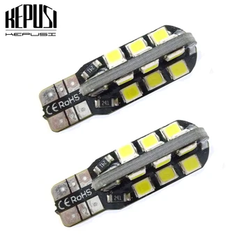 

2X W5W T10 LED Car Light Canbus 194 Auto LED Bulbs Car Styling Warm White Ice Blue For honda accord civic2008 jazz city fit