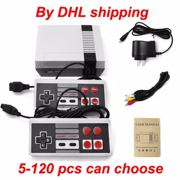 

DHL 5-120 Pieces Classic Mini TV Game Console Retro Video Game Console 8 Bit With 620 Different Built-in Games Double Gamepads