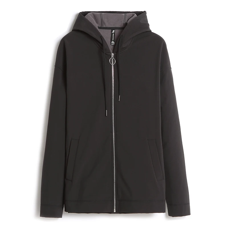 Пионерский лагерь флисовая водонепроницаемая куртка для мужчин брендовая одежда черное повседневное пальто с капюшоном мужская ветровка высшего качества AJK702376 - Цвет: AJK702376 black