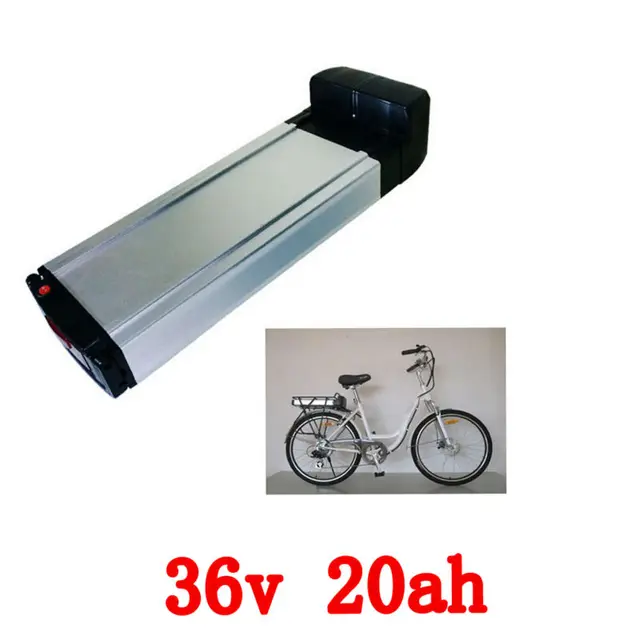 Cheap Super power electric bike battery 36v 20ah rear rack lithium ion battery pack for ebike