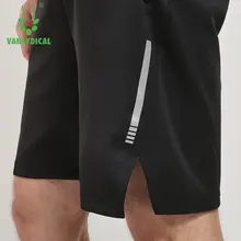 Мужские спортивные хлопчатобумажные шорты Запуск бег спорт Фитнес бодибилдинг Тренировочные брюки мужчины тренировки Марка краткости Длины Колена брюки