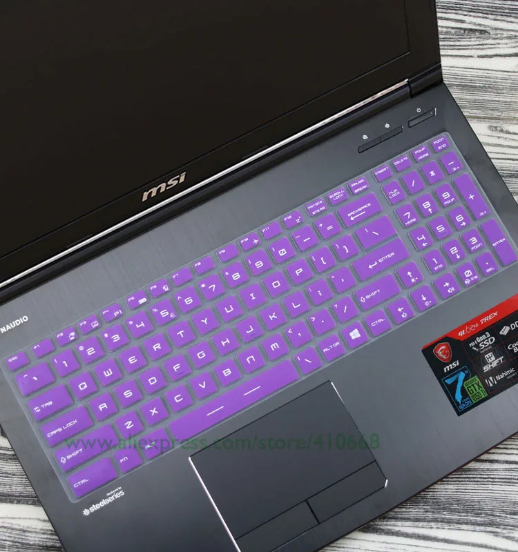 for MSI GS70 GS60 GT72 GE62 GE72 PE60 PE70 GT62 GL62 GL62M GP62 GL63 GL72 GP72 PE62 17.3//15.6 Inch Keyboard Cover Protector Skin,GL72